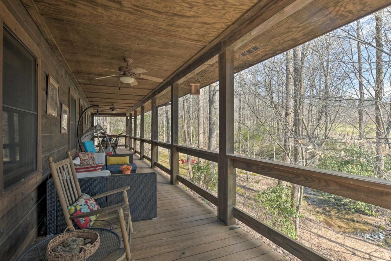 Creekside Marietta Cabin Retreat With Fire Pit! Slater-Marietta Exterior photo
